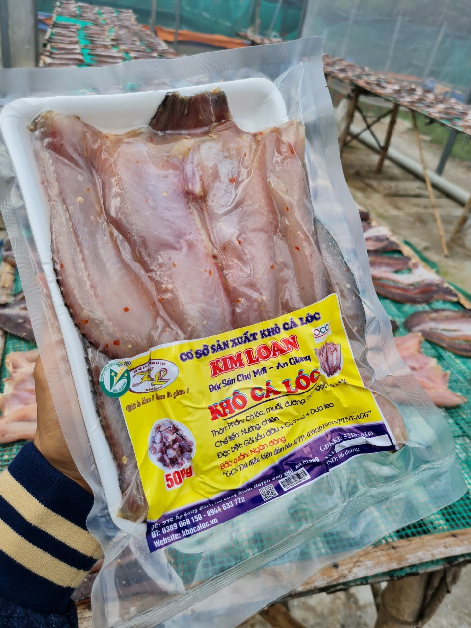 Khô cá lóc Kim Loan – Trang giới thiệu sản phẩm Chợ Mới – An Giang